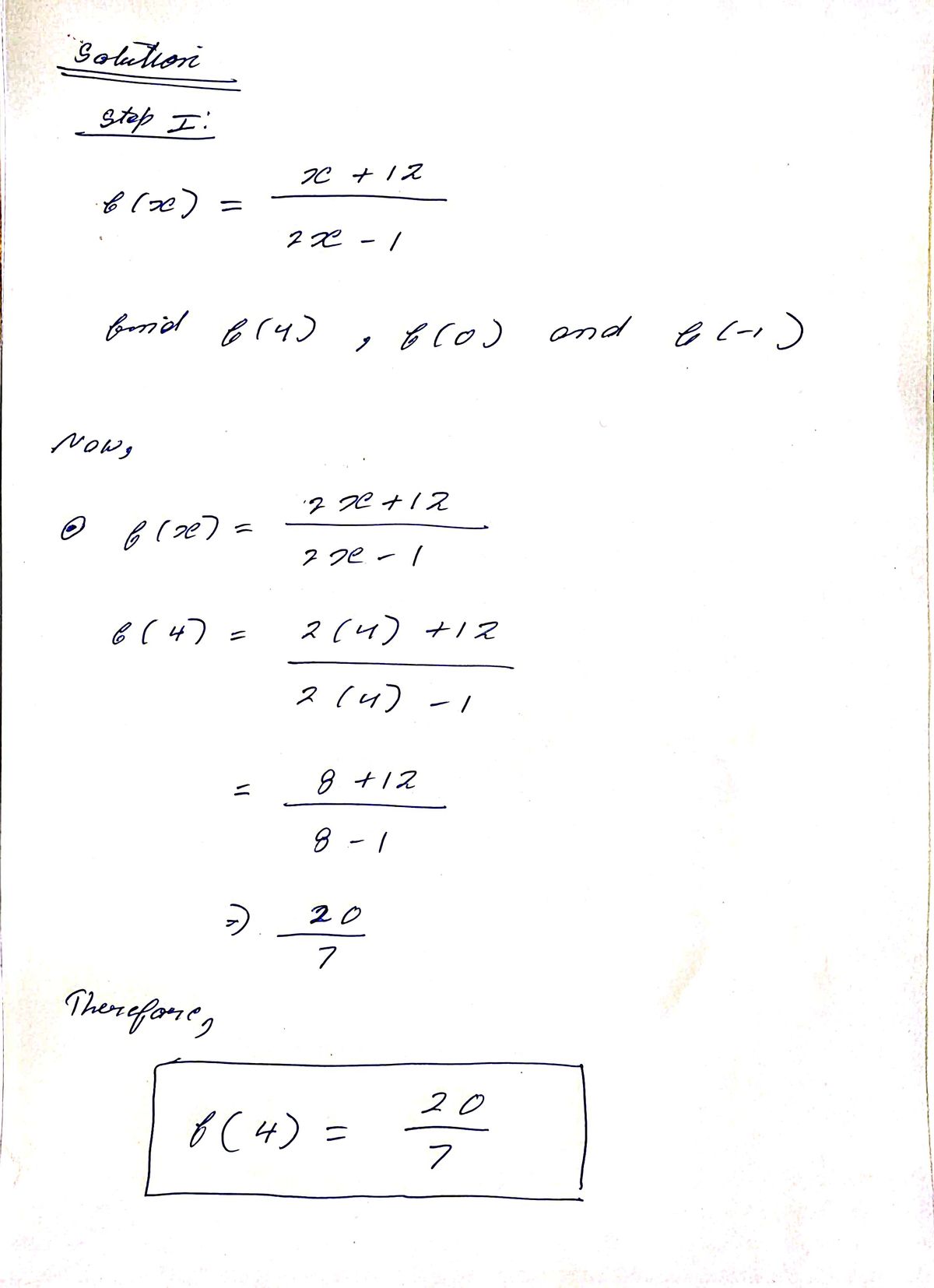 Algebra homework question answer, step 1, image 1